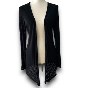 Chico’s Travelers Collection Black Slinky Cardigan